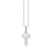 THOMAS SABO Heritage Cross White Stones Necklace Necklaces Thomas Sabo 
