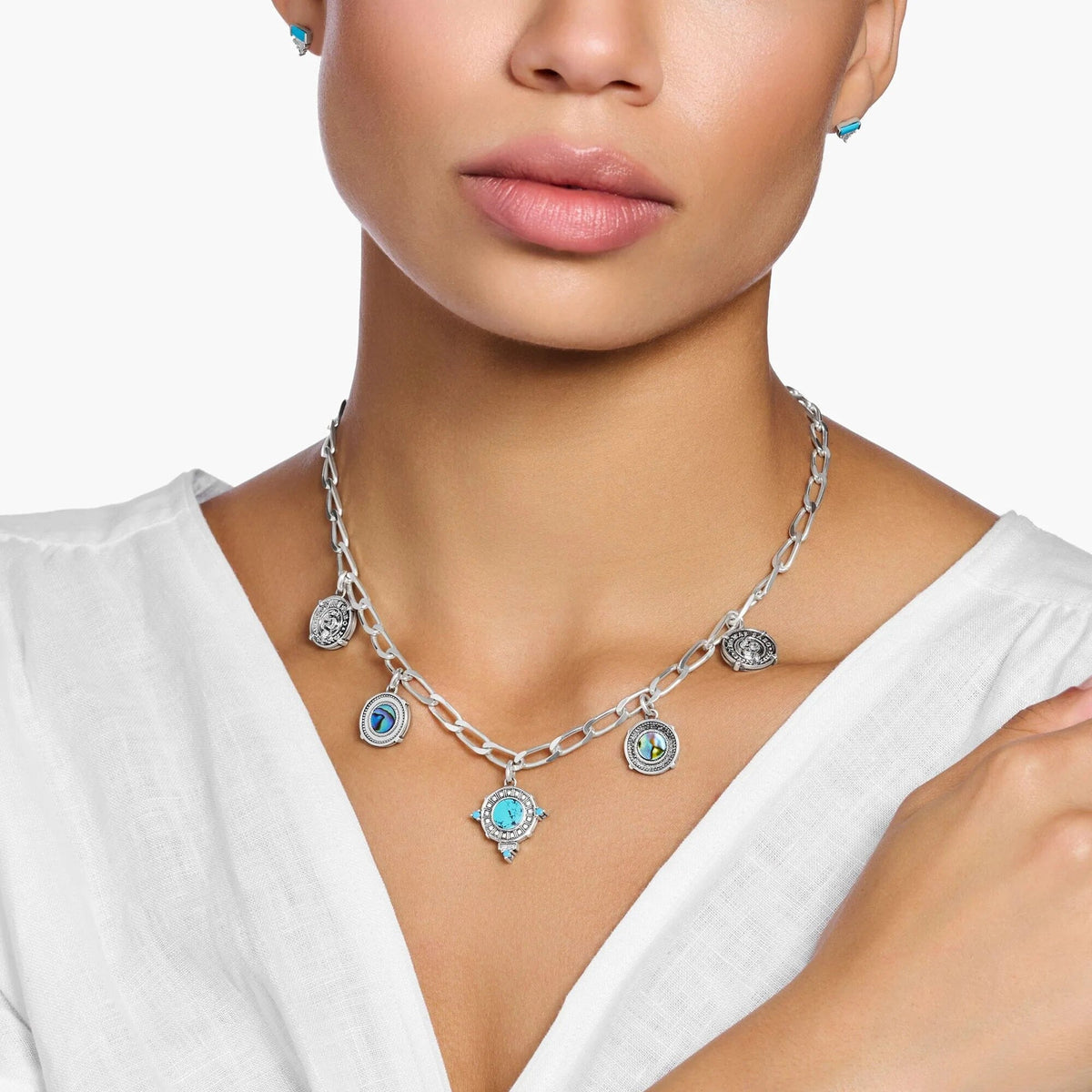 THOMAS SABO Iconic Symbols Silver Necklace Necklaces Thomas Sabo 