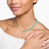 THOMAS SABO Link Chain Turquoise Bead Necklace Necklaces Thomas Sabo 