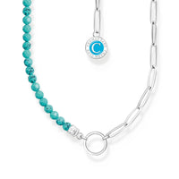 THOMAS SABO Member Charm Necklaces with Charmista Disc Silver Necklaces THOMAS SABO Charmista 