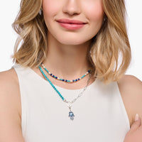 THOMAS SABO Member Charm Necklaces with Charmista Disc Silver Necklaces THOMAS SABO Charmista 