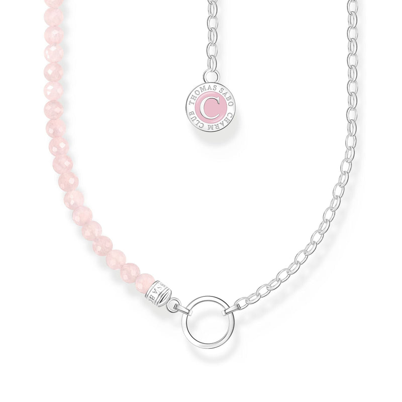 THOMAS SABO Charm Necklaces with Beads and Chain Links Silver Necklaces THOMAS SABO Charmista 