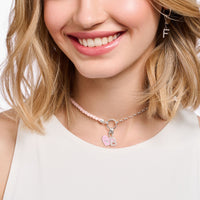 THOMAS SABO Charm Necklaces with Beads and Chain Links Silver Necklaces THOMAS SABO Charmista 