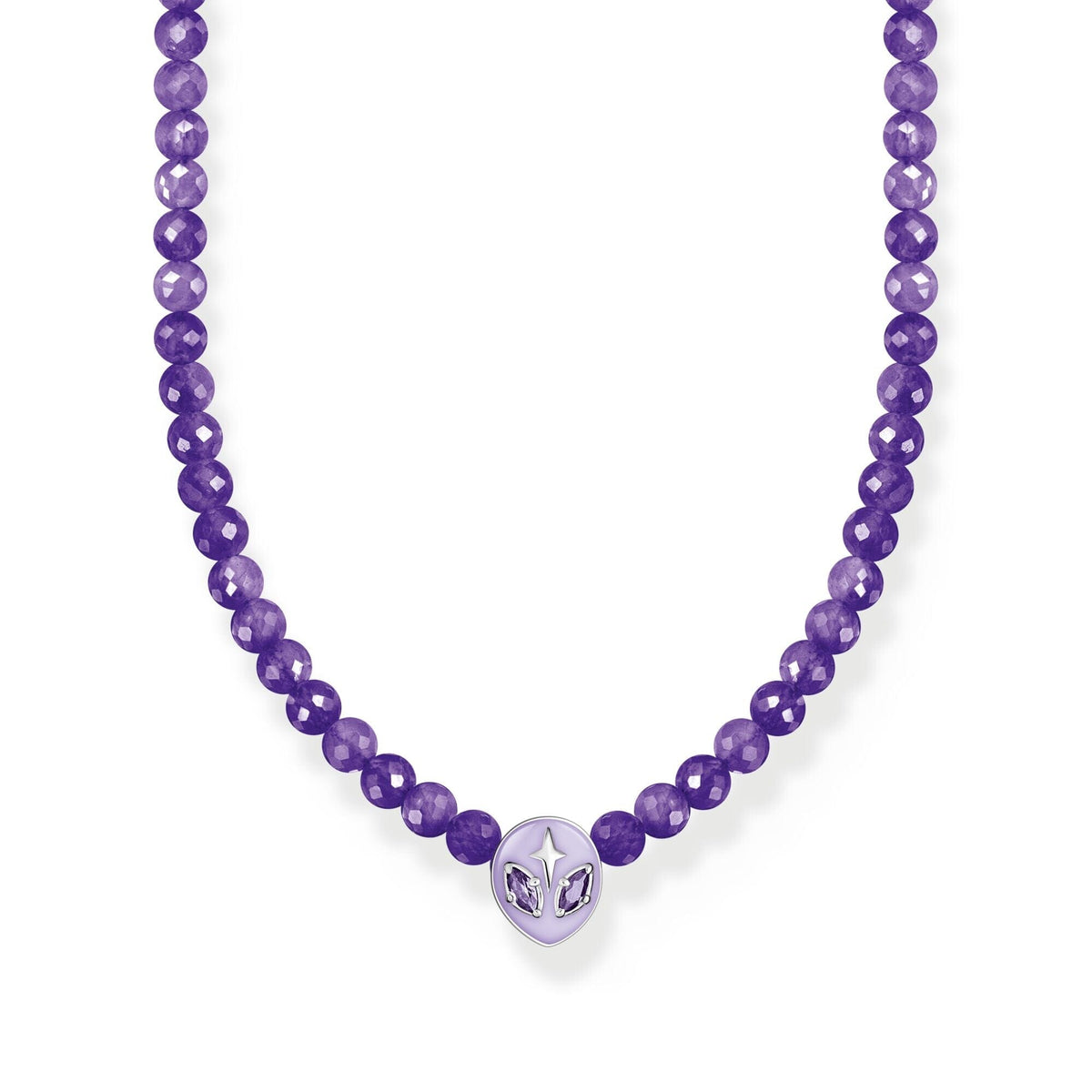 THOMAS SABO Alien Necklaces with Imitation Amethyst Beads Choker THOMAS SABO Charmista 