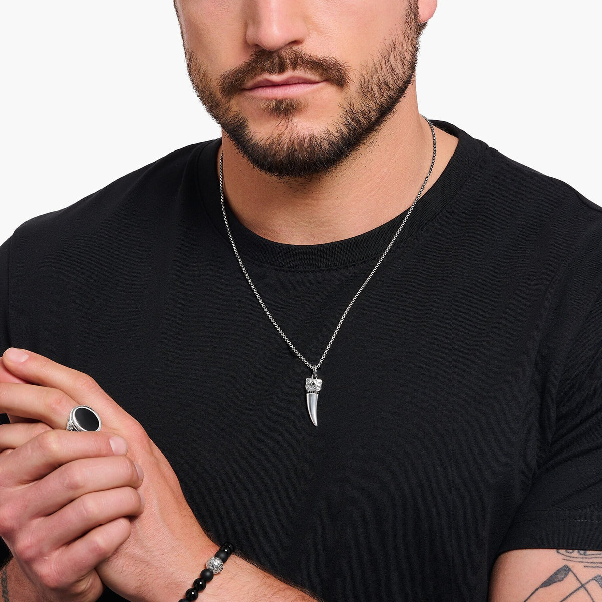 THOMAS SABO Necklaces with Wolf's Tooth Pendant Necklaces THOMAS SABO 