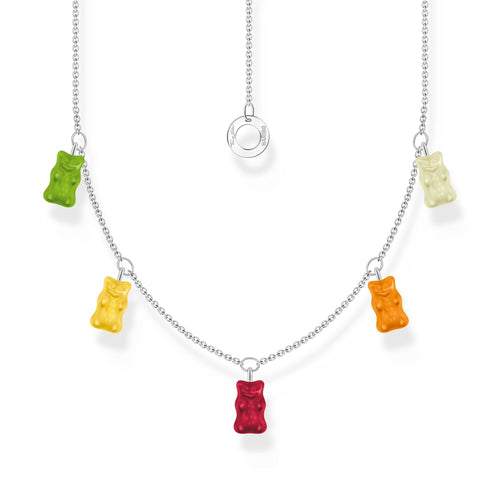 THOMAS SABO Necklace with 5 colourful goldbears Necklaces THOMAS SABO 