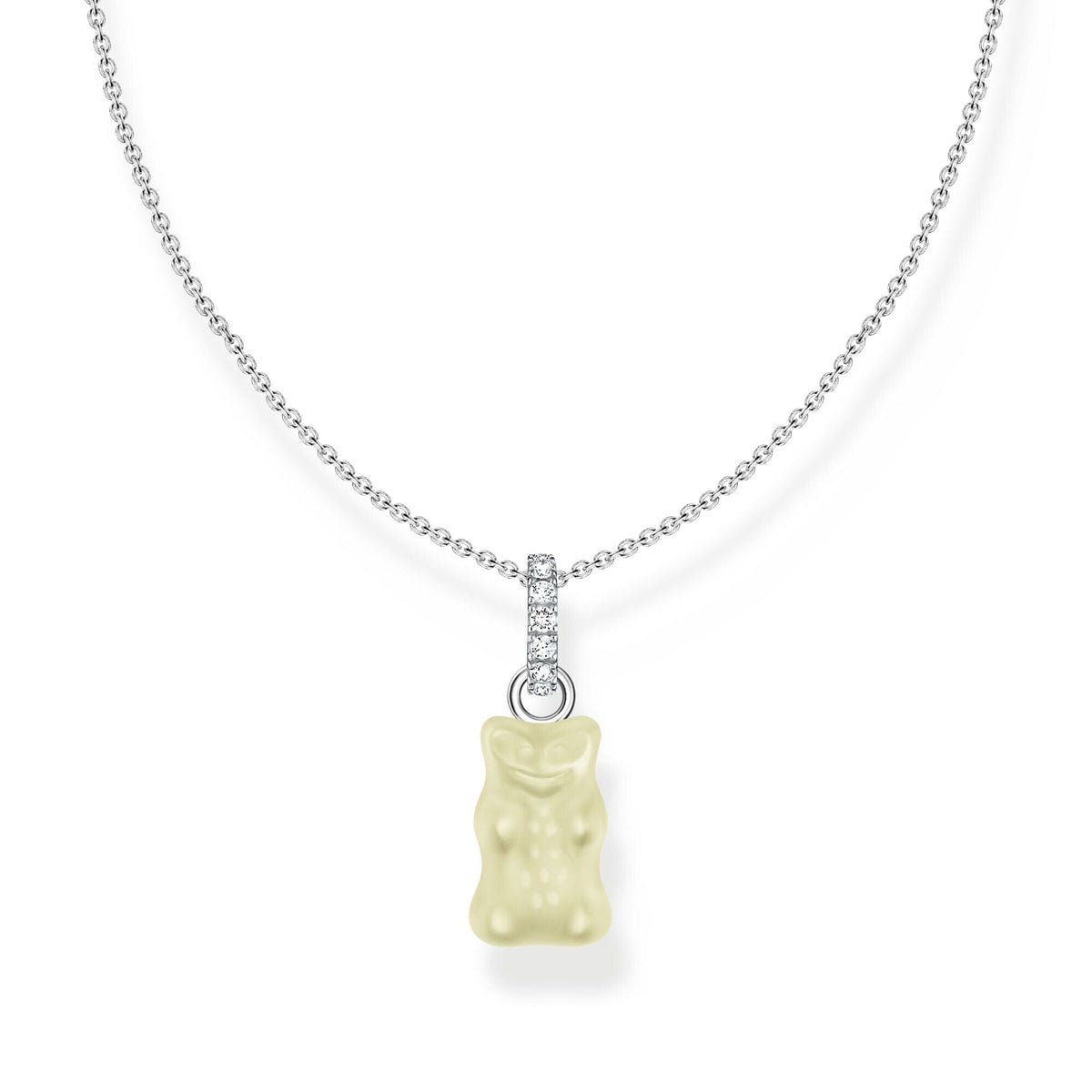 THOMAS SABO Necklace with white goldbears pendant and zirconia Necklaces THOMAS SABO 