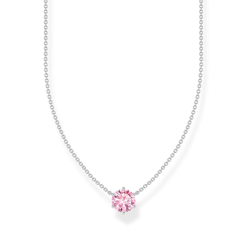 THOMAS SABO Necklace with pink zirconia pendant Necklaces Thomas Sabo 