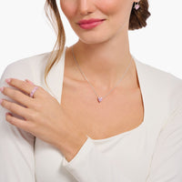THOMAS SABO Necklace with pink heart-shaped pendant Necklaces Thomas Sabo 