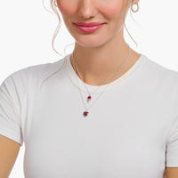 THOMAS SABO Necklace with red rose pendant Necklaces Thomas Sabo 