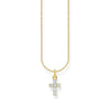 THOMAS SABO Cross pendant necklace with white zirconia Necklaces Thomas Sabo 