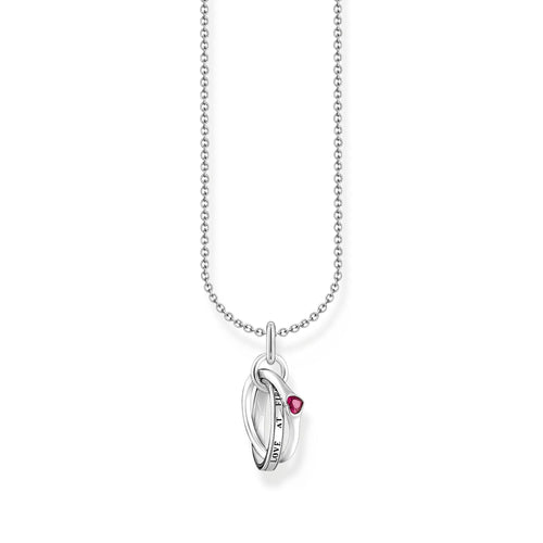 THOMAS SABO Necklace with Together ring pendant - silver Necklaces Thomas Sabo 