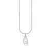 THOMAS SABO Necklace with letter pendant Q and white zirconia - silver Necklaces Thomas Sabo 