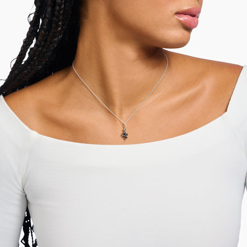 THOMAS SABO Romance Necklace with snake pendant silver Necklaces Thomas Sabo 