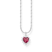 THOMAS SABO Romantic Ruby Heart Pendant Necklace Necklaces Thomas Sabo 