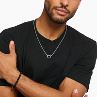 THOMAS SABO Fine Venetian chain in blackened 925 silver Necklaces Thomas Sabo 