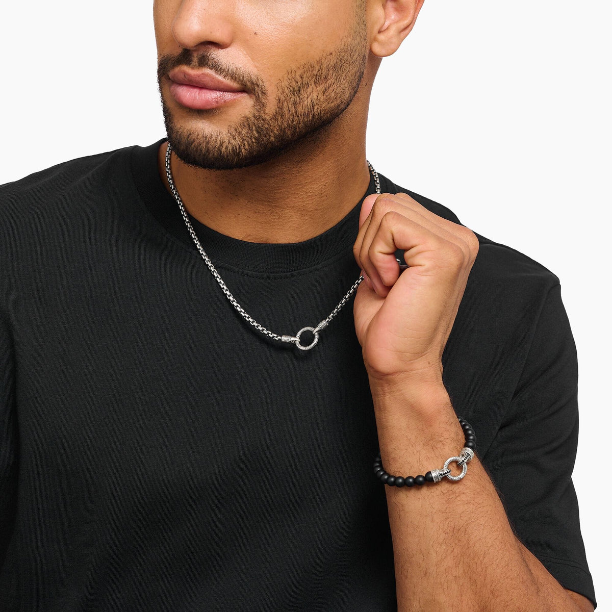 THOMAS SABO Venetian chain in blackened 925 silver Necklaces Thomas Sabo 