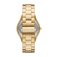 Michael Kors Slim Runway Three-Hand Gold-Tone Stainless Steel Watch MK4732 Watches Michael Kors 