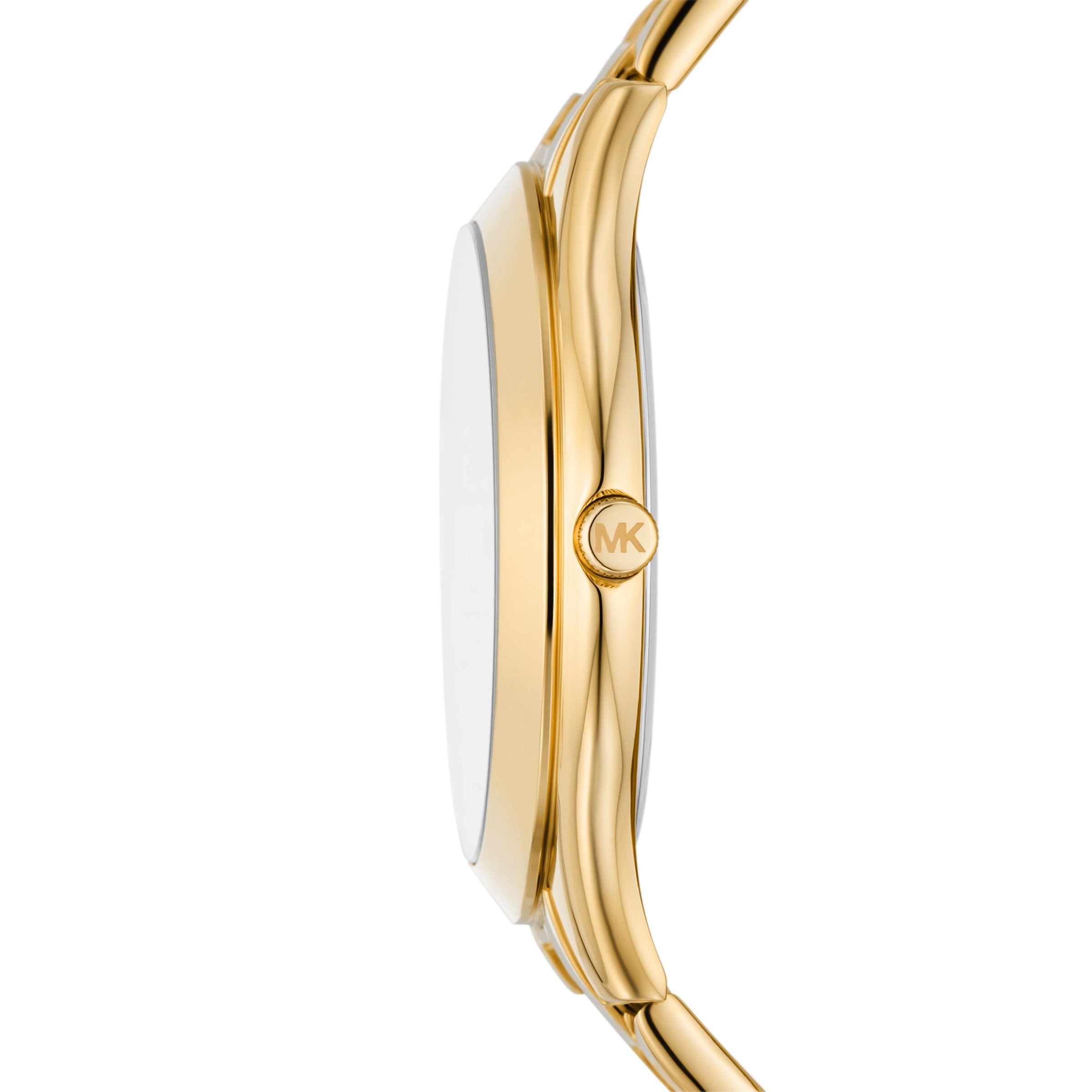 Michael Kors Slim Runway Three-Hand Gold-Tone Stainless Steel Watch MK4732 Watches Michael Kors 