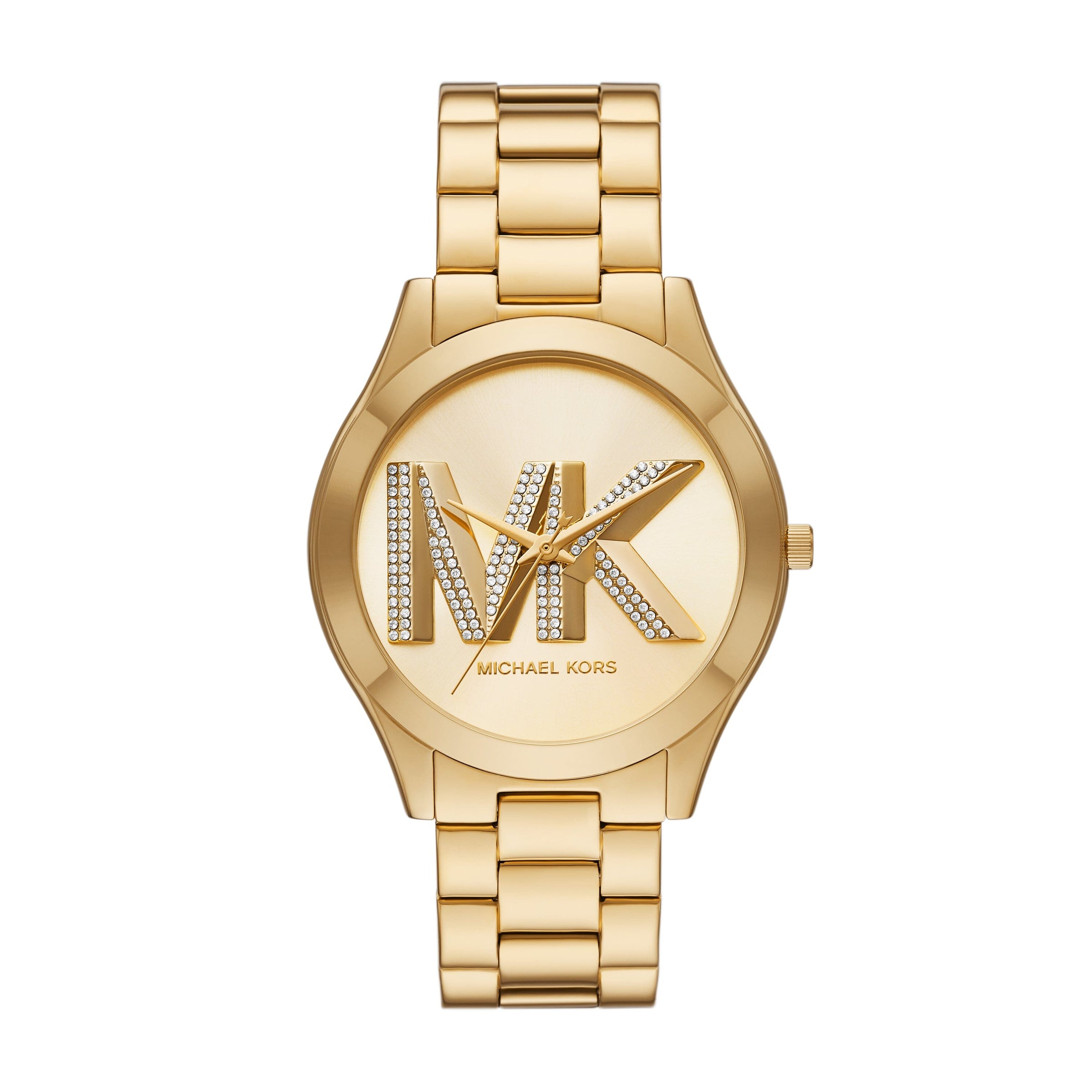 Michael Kors Slim Runway Three-Hand Gold-Tone Stainless Steel Watch MK4732 Watches Michael Kors 