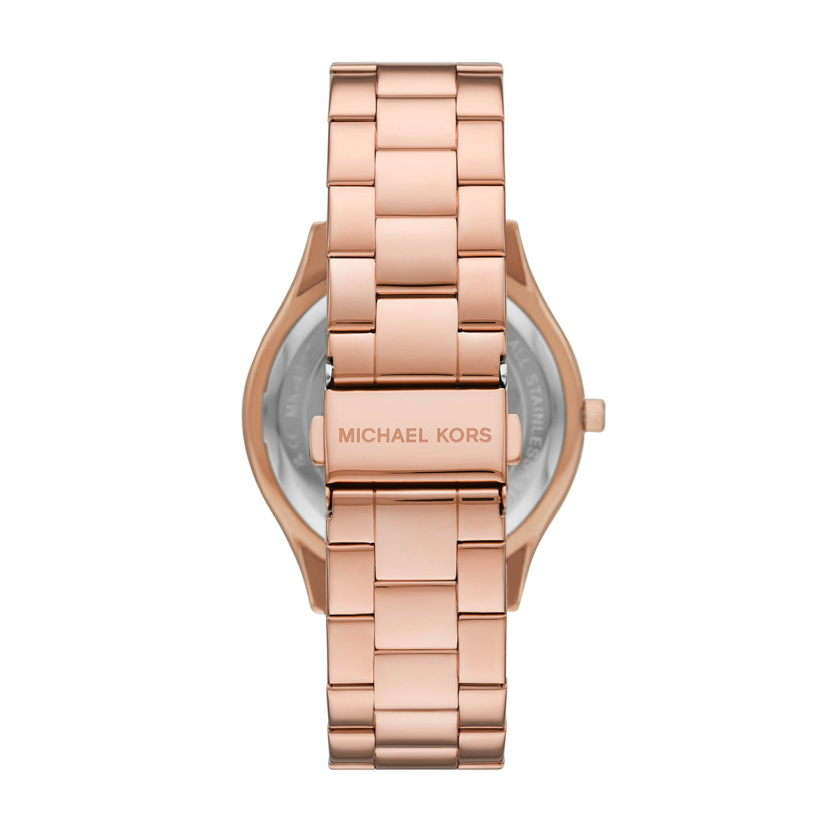 Michael Kors Slim Runway Three-Hand Rose Gold-Tone Stainless Steel Watch MK4733 Watches Michael Kors 
