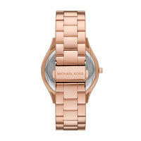 Michael Kors Slim Runway Three-Hand Rose Gold-Tone Stainless Steel Watch MK4733 Watches Michael Kors 