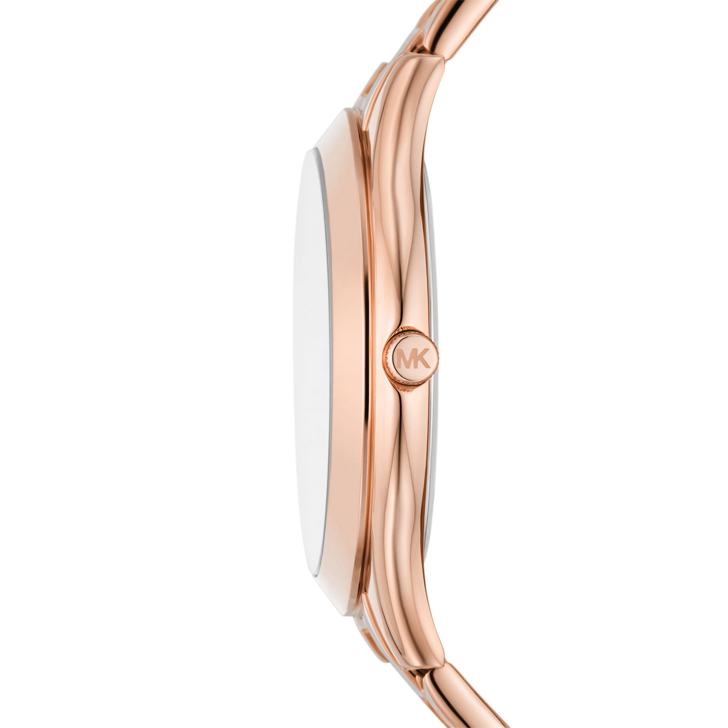 Michael Kors Slim Runway Three-Hand Rose Gold-Tone Stainless Steel Watch MK4733 Watches Michael Kors 