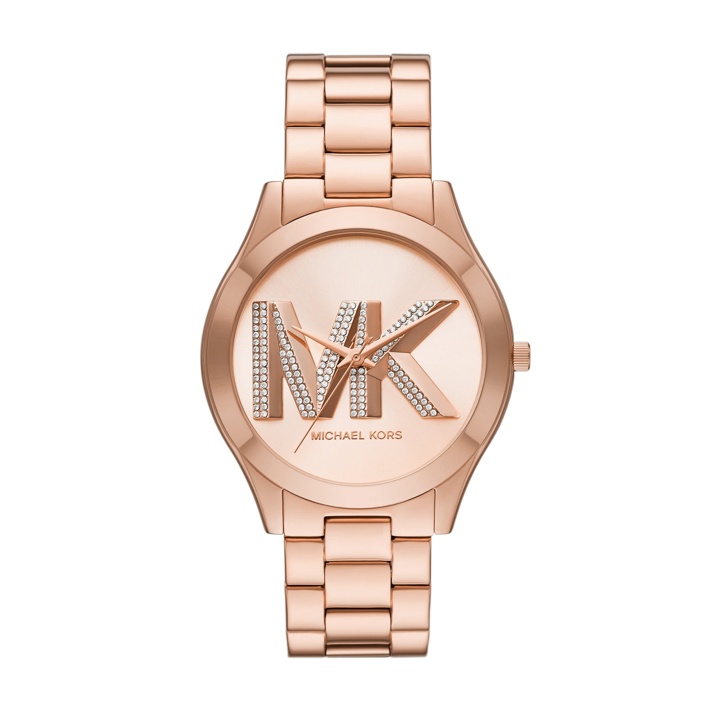 Michael Kors Slim Runway Three-Hand Rose Gold-Tone Stainless Steel Watch MK4733 Watches Michael Kors 