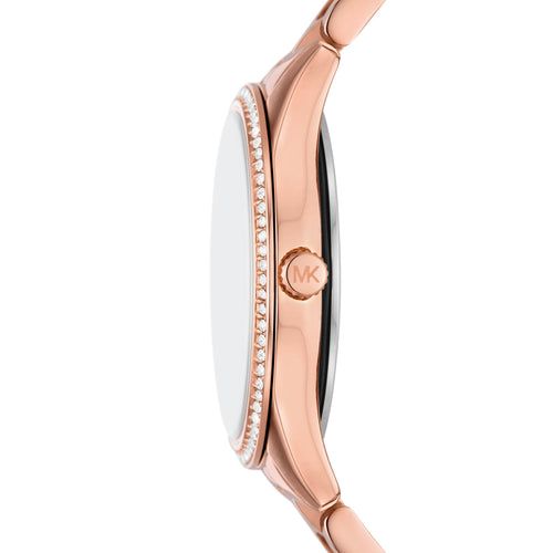 Michael Kors Lauryn Three-Hand Rose Gold-Tone Stainless Steel Watch MK4736 Watches Michael Kors 