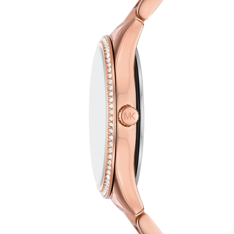 Michael Kors Lauryn Three-Hand Rose Gold-Tone Stainless Steel Watch MK4736 Watches Michael Kors 