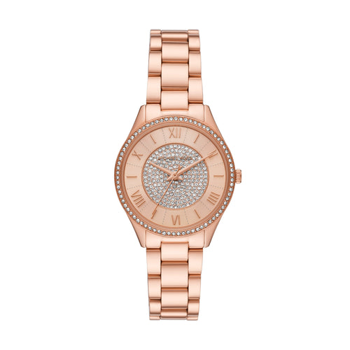 Michael Kors Lauryn Three-Hand Rose Gold-Tone Stainless Steel Watch MK4736 Watches Michael Kors 