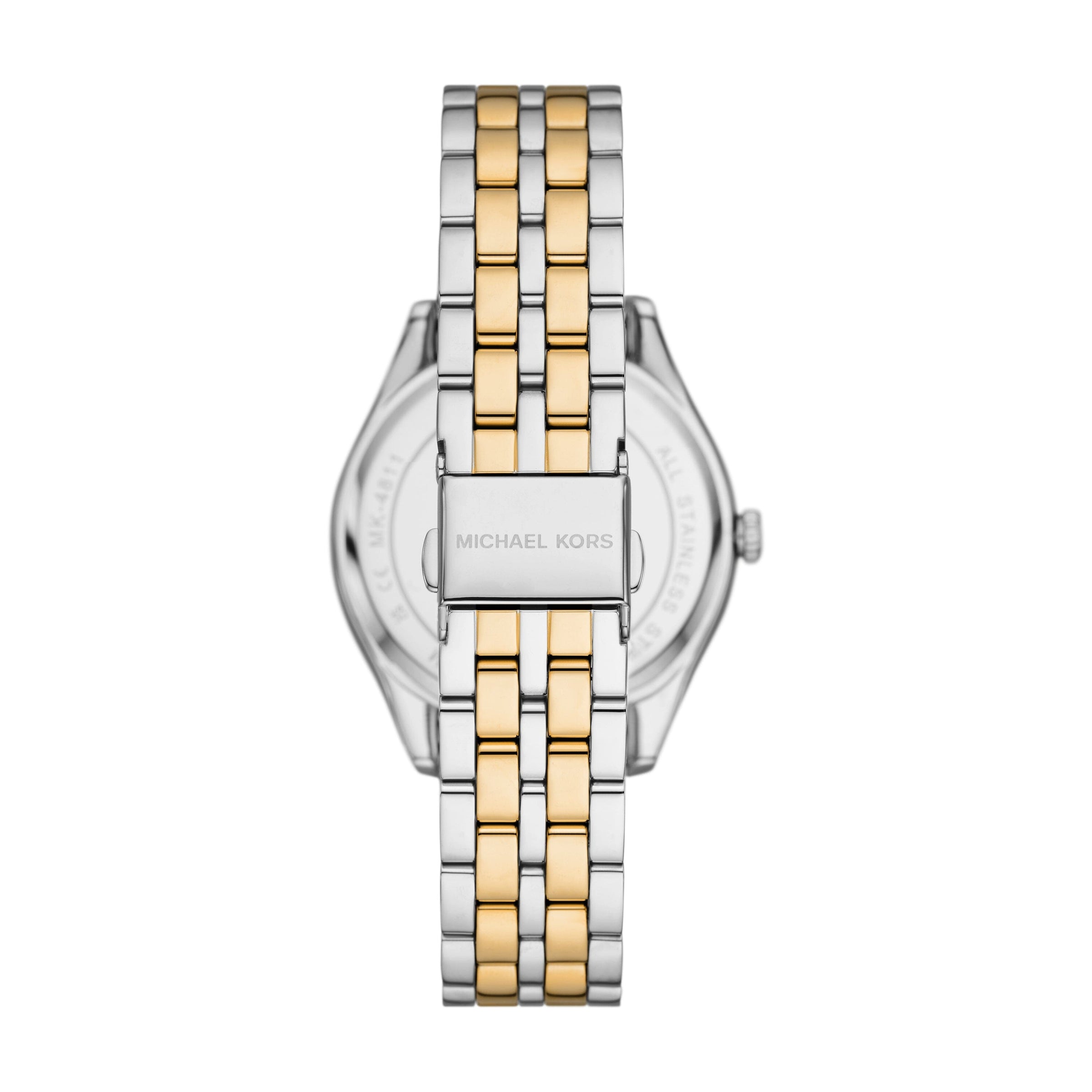 Michael Kors Harlowe Three-Hand Two-Tone Stainless Steel Watch MK4811 Watches Michael Kors 