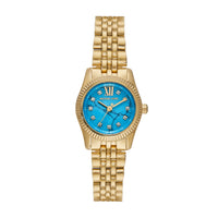 Michael Kors Lexington Three-Hand Gold-Tone Stainless Steel Watch MK4813 Watches Michael Kors 