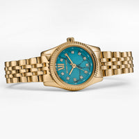 Michael Kors Lexington Three-Hand Gold-Tone Stainless Steel Watch MK4813 Watches Michael Kors 