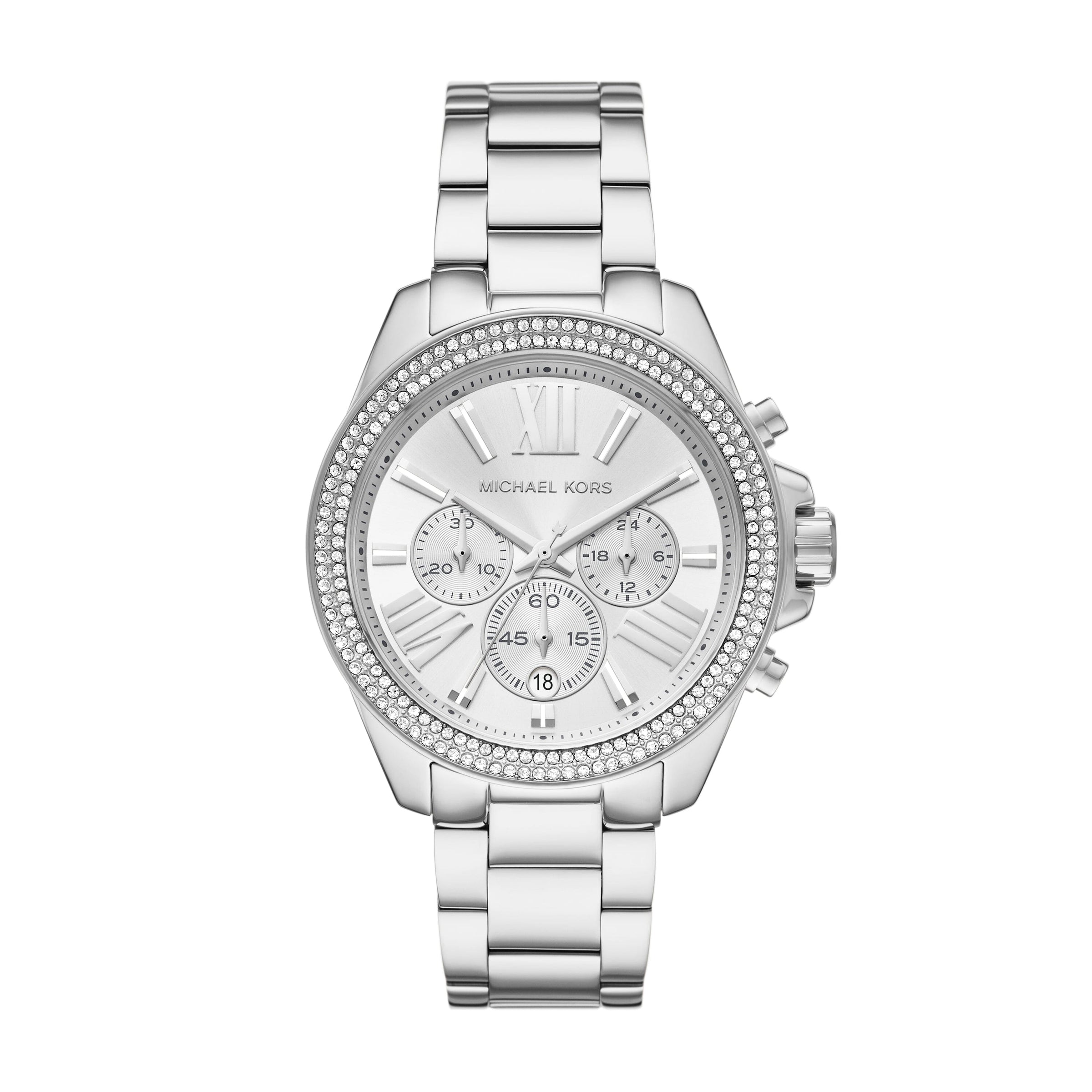Michael Kors Wren Chronograph Stainless Steel Watch MK7429 Watches Michael Kors 