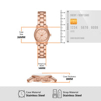 Michael Kors Runway Three-Hand Rose Gold-Tone Stainless Steel Watch MK7458 Watches Michael Kors 