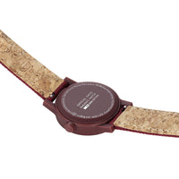 Mondaine Official Swiss Railways Essence Cherry Red Sustainable Watch 32mm Watches Mondaine 