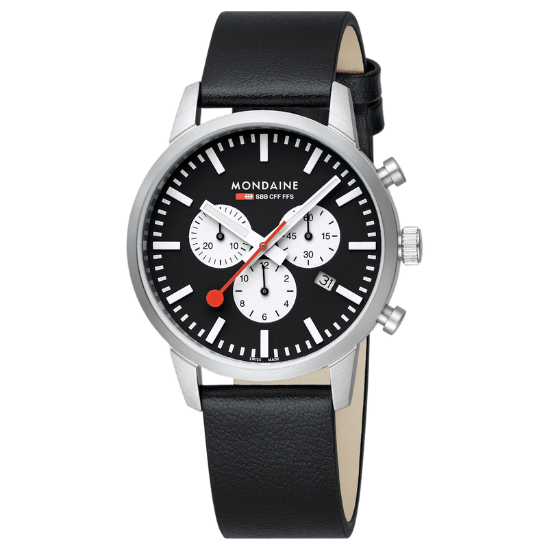 Mondaine Official Swiss Railways Neo Chronograph Super-LumiNova® 41mm Watch Watches Mondaine 