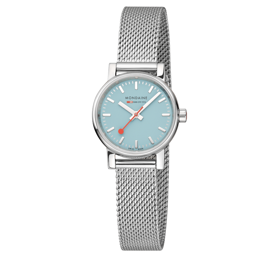 Mondaine Official Swiss Railways Evo2 26mm Dusk Blue Watch Watches Mondaine 