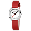 Mondaine Official Swiss Railways Petite Cushion 31mm Vegan Leather Watch Watches Mondaine 