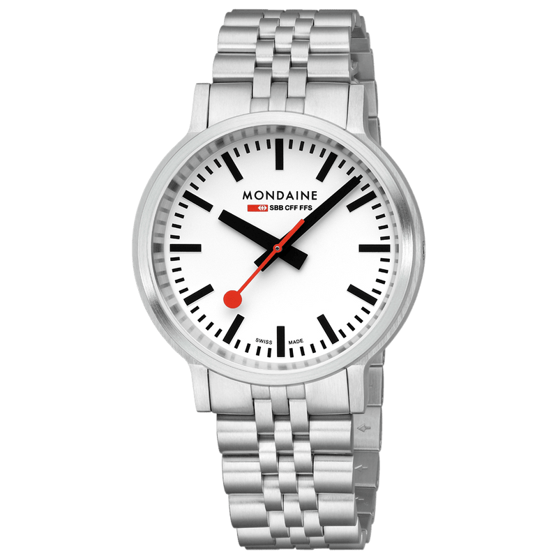 Mondaine Official Swiss Railways Stop2Go Automatic BackLight 41mm Watch Watches Mondaine 