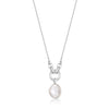 Ania Haie Silver Pearl Sparkle Pendant Necklace Necklaces Ania Haie 