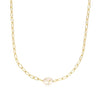 Ania Haie Gold Pearl Sparkle Chunky Chain Necklace Necklaces Ania Haie 