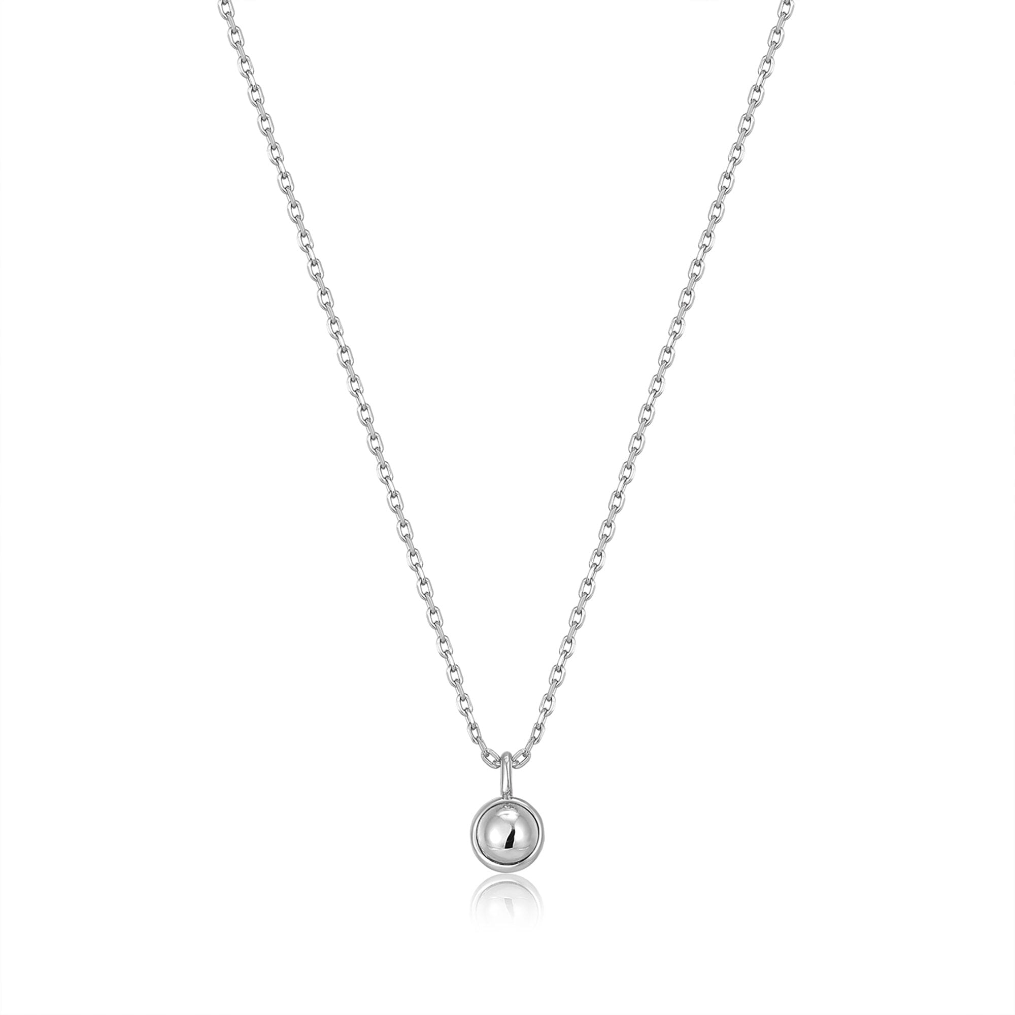 Ania Haie Silver Orb Drop Pendant Necklace Necklaces Ania Haie 