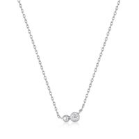 Ania Haie Silver Orb Sparkle Pendant Necklace Necklaces Ania Haie 