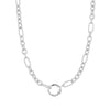 Ania Haie Silver Mixed Link Charm Chain Connector Necklace Necklaces Ania Haie 