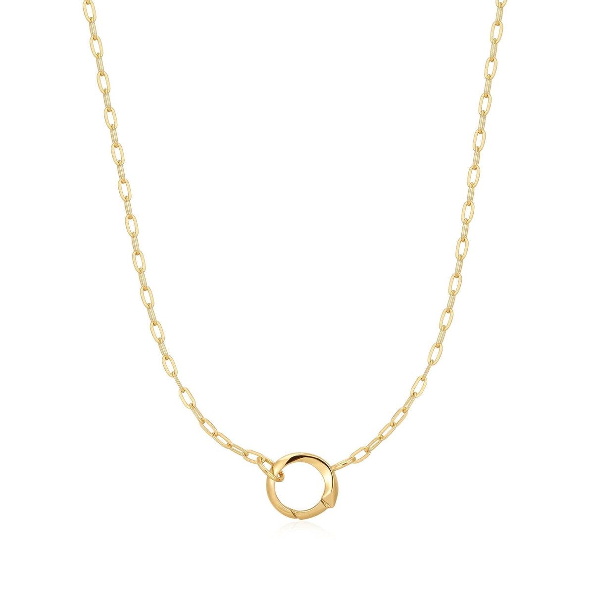 Ania Haie Gold Mini Link Charm Chain Connector Necklace Necklaces Ania Haie 