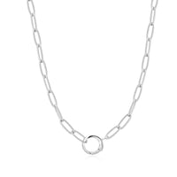 Ania Haie Silver Link Charm Chain Connector Necklace Necklaces Ania Haie 