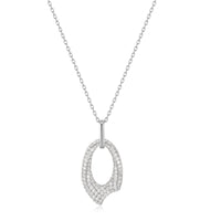 Ania Haie Silver Pave Arrow Pendant Necklace Necklaces Ania Haie 