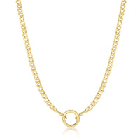 Ania Haie Gold Curb Chain Charm Connector Necklace Necklaces Ania Haie 